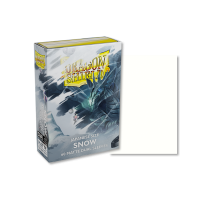 DRAGON SHIELD - Japanese SIZE - DUAL MATTE - SNOW [60 SLEEVES]