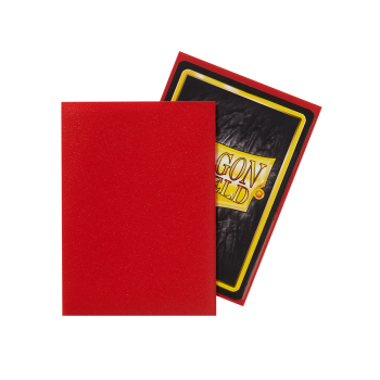 DRAGON SHIELD STANDARD SIZE MATTE SLEEVES - CRIMSON [100 SLEEVES]